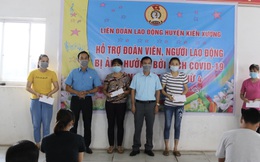 Thái Bình: Hỗ trợ 112 đoàn viên, công nhân lao động bị ảnh hưởng của dịch Covid-19