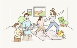 Mong muốn về cuộc sống khoẻ mạnh của trẻ em trong mùa dịch qua góc nhìn hội hoạ
