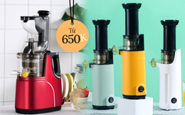 3 máy ép chậm nội địa Trung dưới 1 triệu siêu đắt hàng trên Shopee, ai dùng cũng khen quá "ổn áp" so với giá tiền