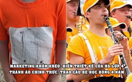 Học sinh lớp 4 bị chế giễu vì thiết kế áo cho trường ĐH yêu thích, ngôi trường biến luôn thành áo chính thức, trao học bổng 4 năm cho cậu bé