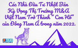Các nhà đầu tư Nhật Bản kỳ vọng thị trường M&A Việt Nam trở thành "con hổ" của Đông Nam Á trong năm 2022.