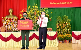 Phó Chủ tịch Quốc hội Trần Thanh Mẫn thăm, chúc Tết cán bộ, chiến sĩ Bộ đội Biên phòng tỉnh Kiên Giang