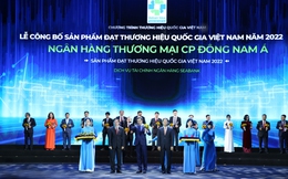 SeABank lần thứ 2 được vinh danh Thương hiệu Quốc gia