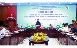 Năm 2022 có 213 sản phẩm, dịch vụ được người tiêu dùng yêu thích