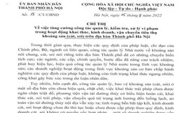 Hà Nội: Tăng cường kiểm tra, xử lý vi phạm trong hoạt động khai thác, kinh doanh khoáng sản