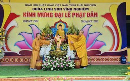 Thái Nguyên: Trang nghiêm Lễ Tắm Phật tại chùa Linh Sơn Vĩnh Nghiêm