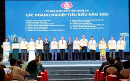 Nghệ An tôn vinh doanh nghiệp, doanh nhân tiêu biểu 2025