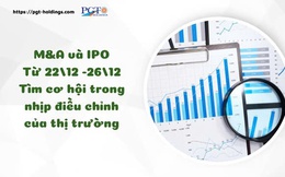 M&A và IPO (Từ 22/12 -26/12): Tìm cơ hội trong nhịp điều chỉnh của thị trường