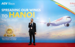 Ethiopian Airlines khai trương đường bay thương mại đến Hà Nội