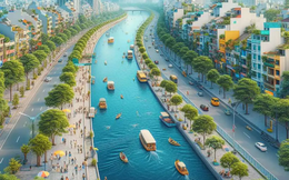 Không chỉ được "hồi sinh", sông Tô Lịch còn được "làm đẹp" bằng công trình mới vào đúng ngày 10/10