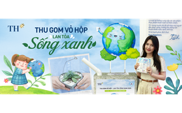 Tập đoàn TH để lại dấu ấn trong cộng đồng bằng chiến dịch 'Thu gom vỏ hộp - Lan tỏa sống xanh 2025'