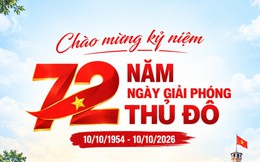 CHÀO MỪNG 72 NĂM NGÀY GIẢI PHÓNG THỦ ĐÔ HÀ NỘI (10/10/1954 – 10/10/2026)!