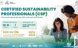 TP.Hồ Chí Minh: Sắp diễn ra Chương trình Đào tạo Certified Sustainability Professionals (CSP)