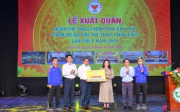 Đoàn Thể thao TP Cần Thơ xuất quân tham dự Đại hội Thể thao toàn quốc lần thứ X