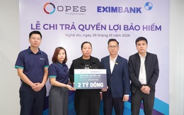 OPES chi trả 2 tỷ đồng cho khách hàng tham gia bảo hiểm sức khỏe người trụ cột