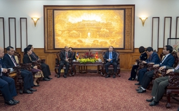 Lãnh đạo UBND thành phố Huế tiếp và làm việc với Đoàn đại biểu cấp cao tỉnh Champasak (Lào)