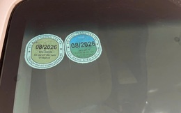 Bỏ dán tem kiểm định trên kính ô tô từ năm 2027