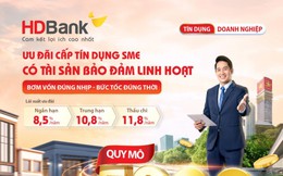 HDBank tung gói tín dụng "SME Linh hoạt": Cho vay đến 100% tài sản đảm bảo, kích hoạt gói ưu đãi lãi suất, với quy mô 30.000 tỷ đồng
