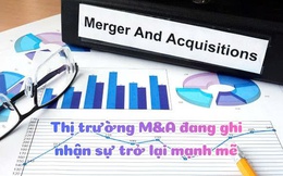 Thị trường M&A đang ghi nhận sự trở lại mạnh mẽ