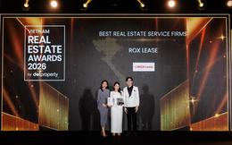 ROX Lease được vinh danh tại DOT Property Vietnam Awards 2026 ở hạng mục “Công ty dịch vụ Bất động sản tốt nhất Việt Nam”