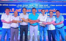 Giải bóng đá Hội đồng hương làng Sung Tích lần thứ VII - Chung tay gây quỹ thiện nguyện “Nâng bước đến trường”