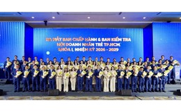 Hợp nhất 3 địa phương, Hội Doanh nhân trẻ TP.HCM bước vào không gian phát triển mới