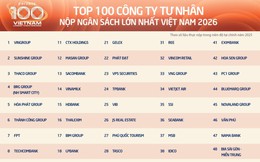 100 doanh nghiệp tư nhân nộp ngân sách vượt một trăm ngàn tỷ đồng/năm