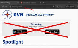 EVN cảnh báo khách hàng thận trọng với website và ứng dụng giả 
