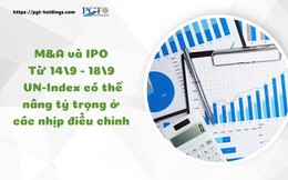M&A và IPO (Từ 14/9 - 18/9): VN-Index có thể nâng tỷ trọng ở các nhịp điều chỉnh