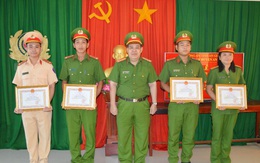 An Giang: Ban Chỉ đạo 389 tỉnh khen thưởng 4 cán bộ, chiến sĩ Công an huyện An Phú
