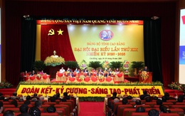 Khai mạc Đại hội Đảng bộ tỉnh Cao Bằng, nhiệm kỳ 2020 - 2025                                 