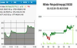 Thị trường bứt phá, VN-Index tăng gần 7 điểm phiên cuối tuần