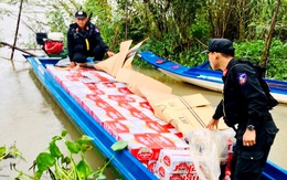 An Giang: Bắt xuồng máy chuyển 150 thùng bia nhập lậu