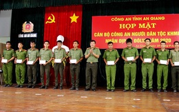 An Giang: Họp mặt cán bộ Công an người dân tộc Khmer dịp Lễ Dolta