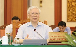 Bộ Chính trị làm việc với Ban Thường vụ Thành ủy TPHCM