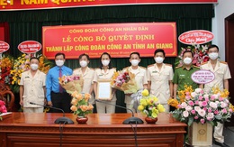 Công bố quyết định thành lập Công đoàn Công an tỉnh An Giang