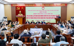 Thông qua danh sách 205 người ứng cử ĐBQH khóa XV