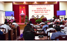 Thừa Thiên Huế: Khai mạc kỳ họp chuyên đề lần thứ 15 HĐND tỉnh khóa VII nhiệm kỳ 2016-2021