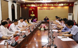 Nghệ An: Thường trực Tỉnh uỷ tổ chức hội nghị giao ban với Mặt trận Tổ quốc và các đoàn thể chính trị - xã hội