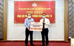 Tập đoàn Kosy ủng hộ tỉnh Bắc Giang 500 triệu đồng phòng chống dịch Covid-19
