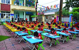 Trường Mầm non Hương Canh: Nâng cao chất lượng phổ cập giáo dục, chăm sóc sức khỏe cho trẻ em mầm non