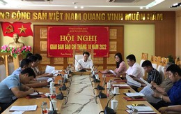 Vĩnh Phúc: Giao ban công tác báo chí thường kỳ tháng 10/2022