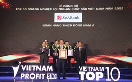 SeABank 5 lần liên tiếp lọt Top 50 doanh nghiệp có lợi nhuận xuất sắc Việt Nam năm 2022