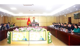 Nghệ An: Tham dự sơ kết thực hiện Đề án Phát triển ứng dụng dữ liệu về dân cư, định danh và xác thực điện tử phục vụ chuyển đổi số