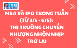 M&A và IPO trong tuần (Từ 3/5_ 6/5): Thị trường chuyển nhượng nhộn nhịp trở lại