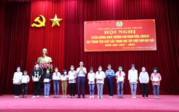 LĐLĐ huyện Tiền Hải tuyên dương 214 cháu là con đoàn viên, người lao động vượt khó học giỏi