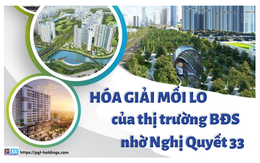 Hóa giải mối lo của thị trường BĐS nhờ Nghị quyết 33 từ Chính phủ