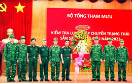 Bộ Tổng tham mưu: Kiểm tra công tác luyện tập, chuyển trạng thái sẵn sàng chiến đấu năm 2023