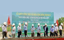 Thừa Thiên Huế: Khởi công xây dựng 2 công trình nhà văn hóa cộng đồng tại huyện Phong Điền