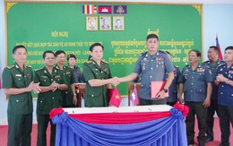 BĐBP Kiên Giang: Sơ kết công tác phối hợp với Hiến binh tỉnh Kampốt bảo vệ an ninh trật tự biên giới